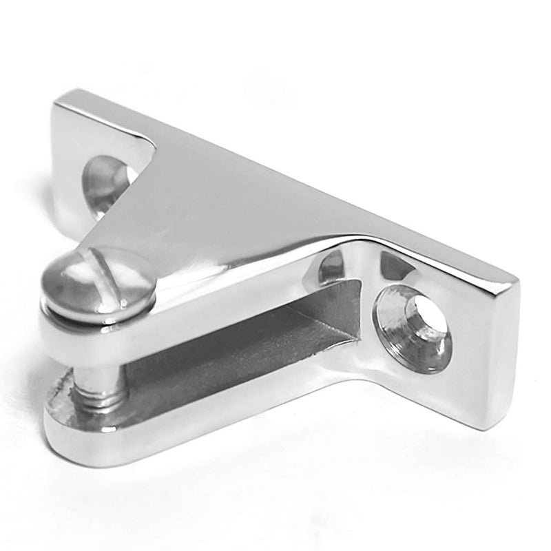 Amadget 2 PCS Marine Boat Deck Hinge Mount Bimini Top Fitting Hardware 316 Stainless Steel - Image 4